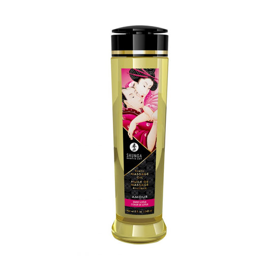 Huile de massage érotique Coeur de Lotus 240 ml