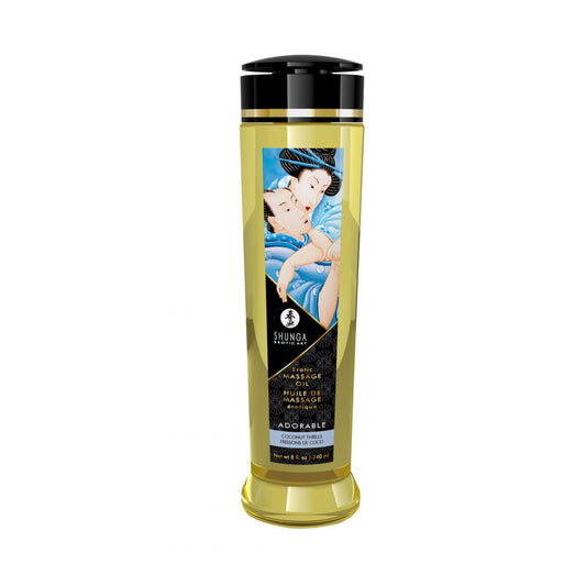 Huile de massage érotique Adorable Frissons de coco 240 ml