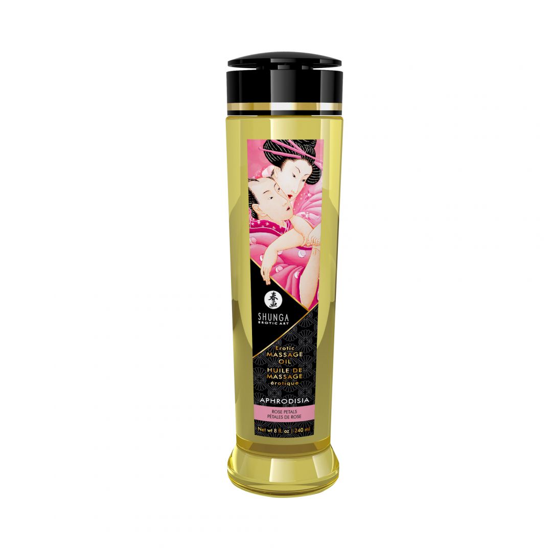 Huile de massage érotique Aphrodisia Rose 240 ml