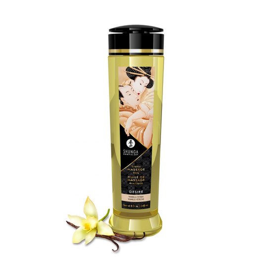 Huile de massage érotique Désir Vanille 240 ml