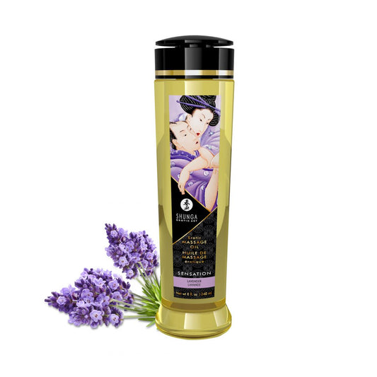 Huile de massage érotique Sensation Lavande 240 ml