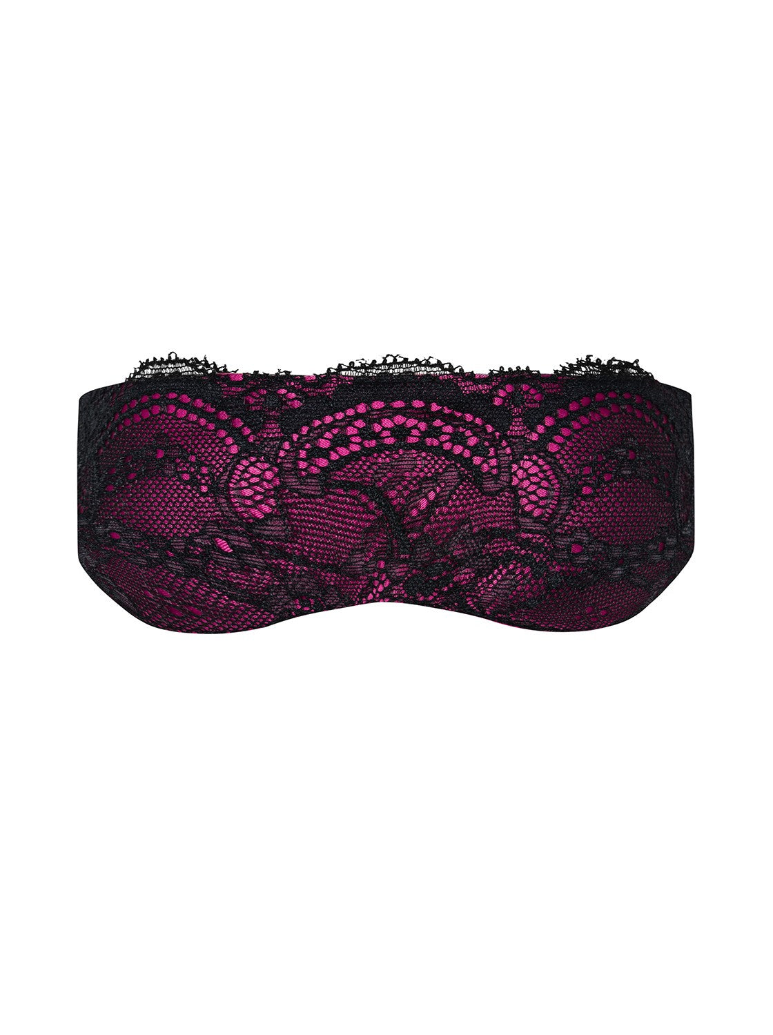 Roseberry Masque Noir et Fuchsia