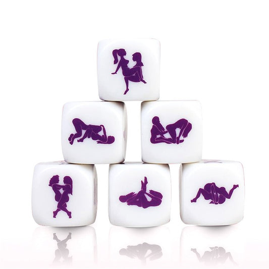 Dé Kamasutra Lesbien Blanc et violet