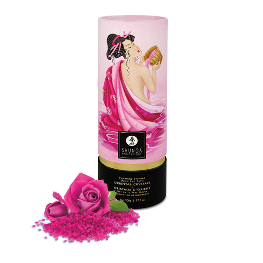 Sel de bain moussant Cristaux d'orient Aphrodisia rose