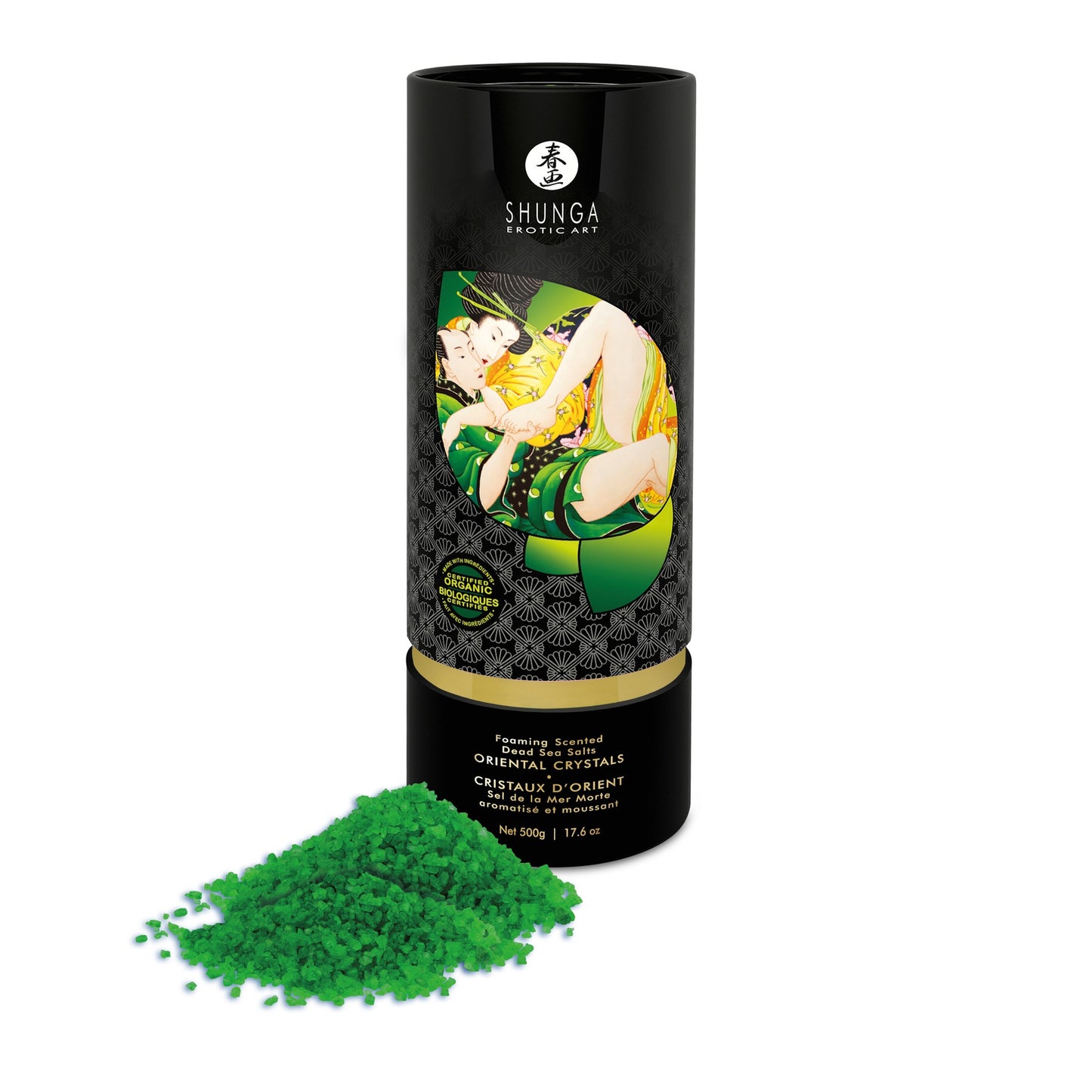 Sel de bain moussant Cristaux d'orient Fleur de Lotus BIO