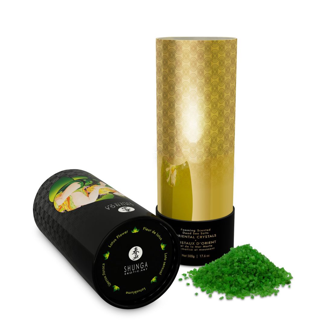 Sel de bain moussant Cristaux d'orient Fleur de Lotus BIO