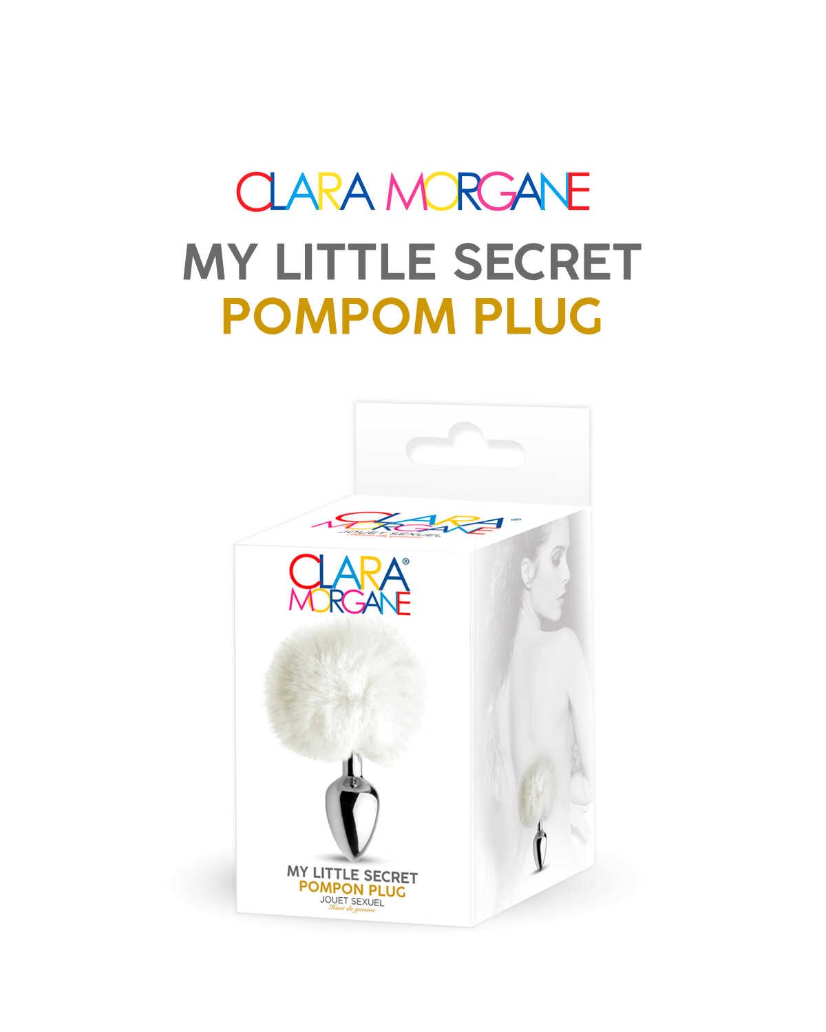 My little secret pompom plug blanc