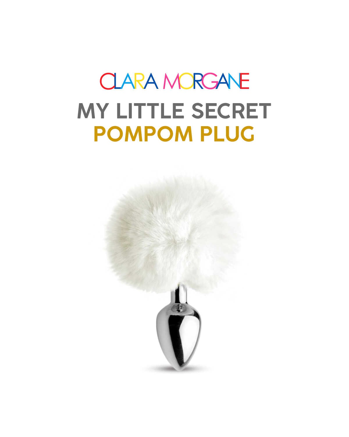 My little secret pompom plug blanc
