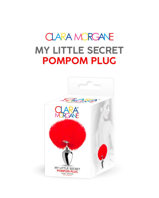 My little secret pompom plug rouge