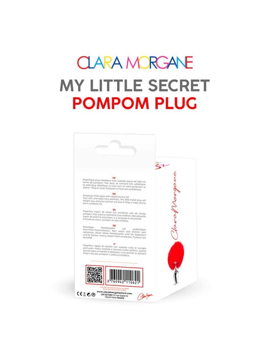 My little secret pompom plug rouge