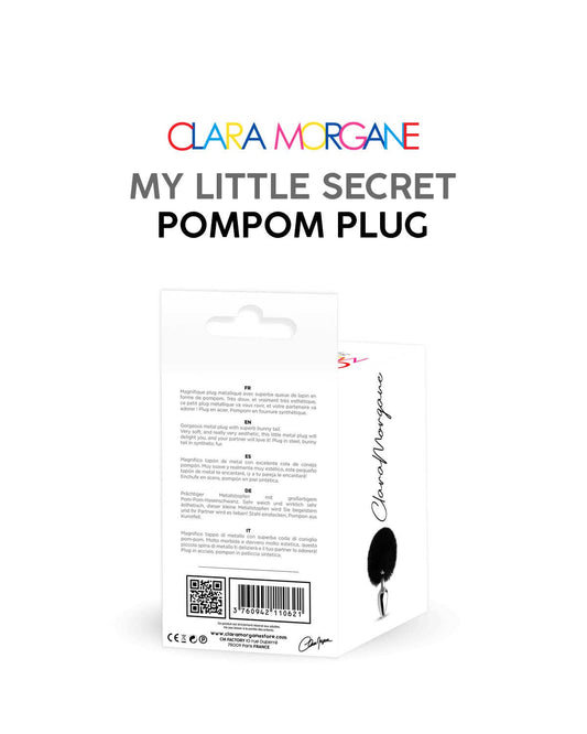 My little secret pompom plug noir