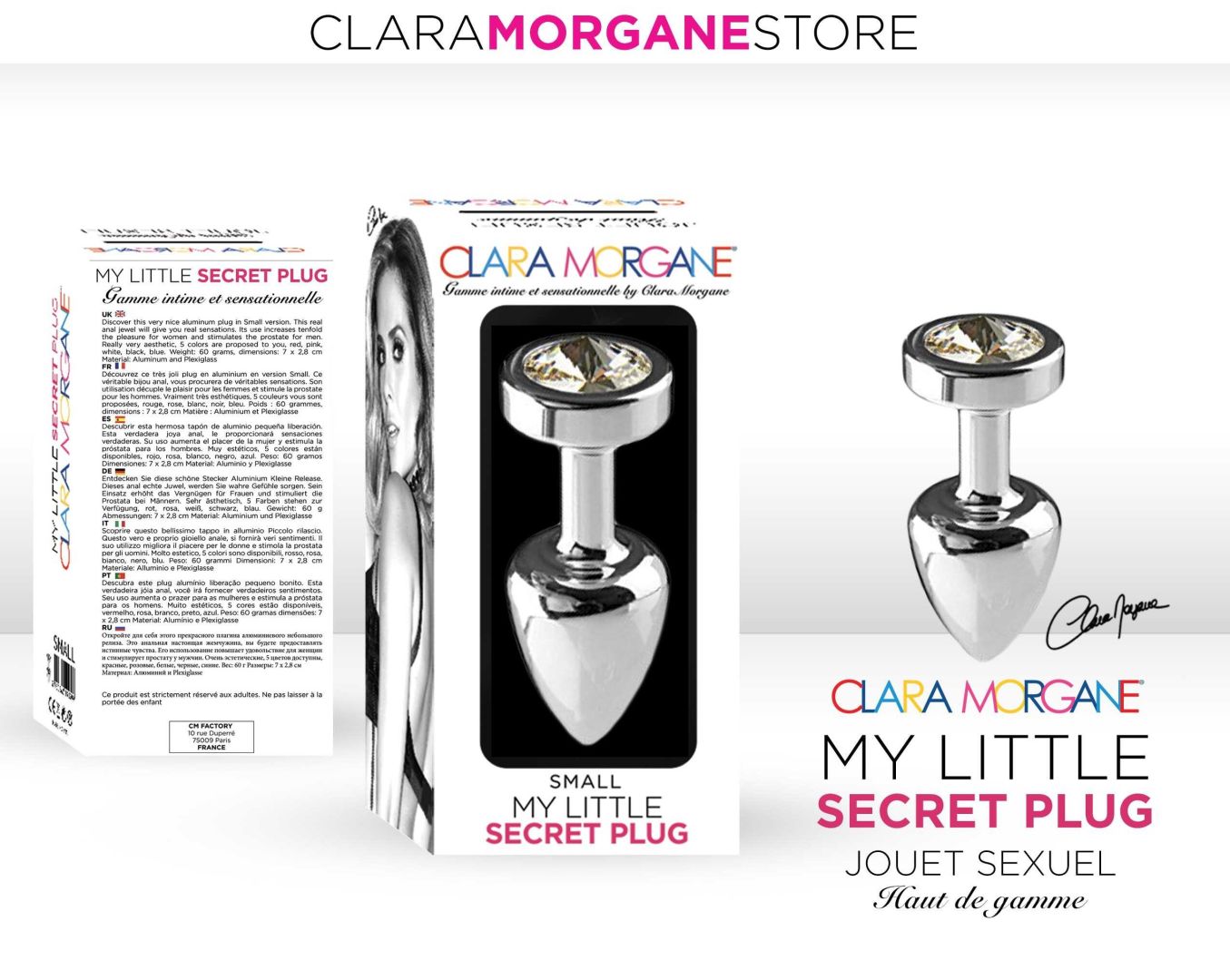 My little secret plug small Blanc