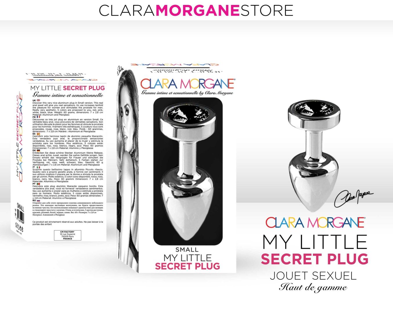 My little secret plug small Noir