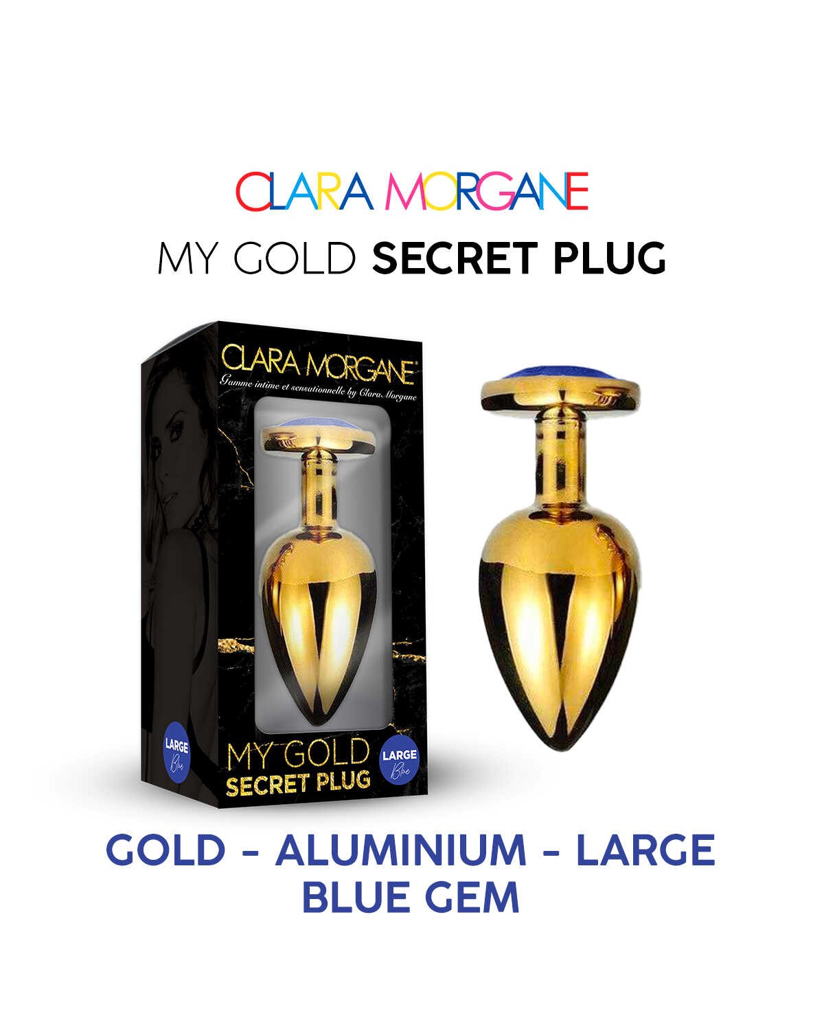 My Gold Secret Plug Bleu