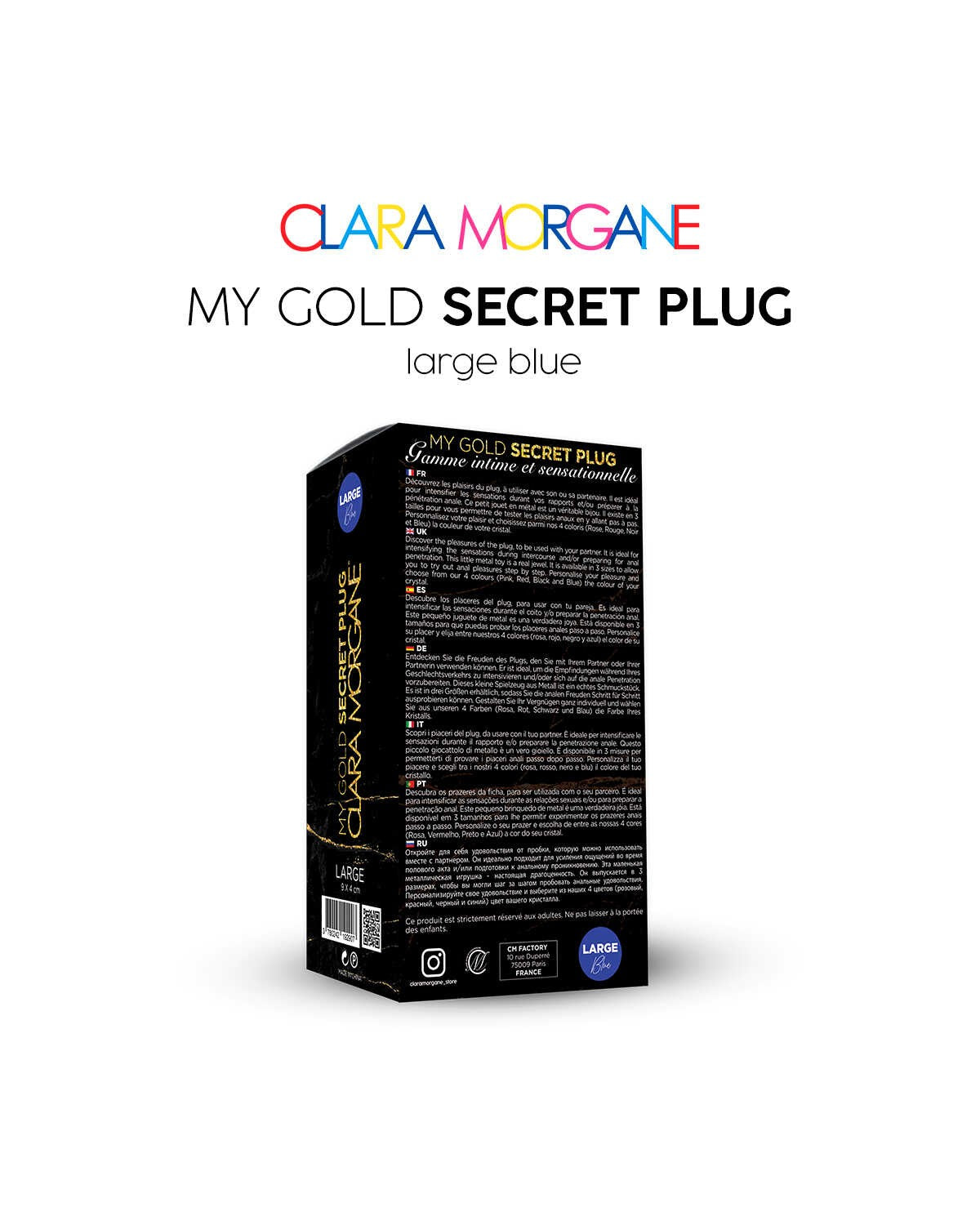 My Gold Secret Plug Bleu