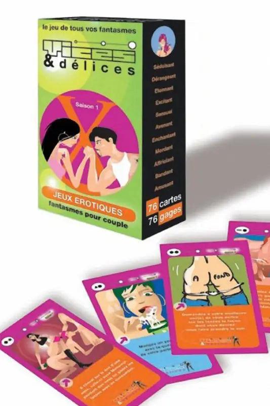 Jeu de cartes érotique pour les couples.