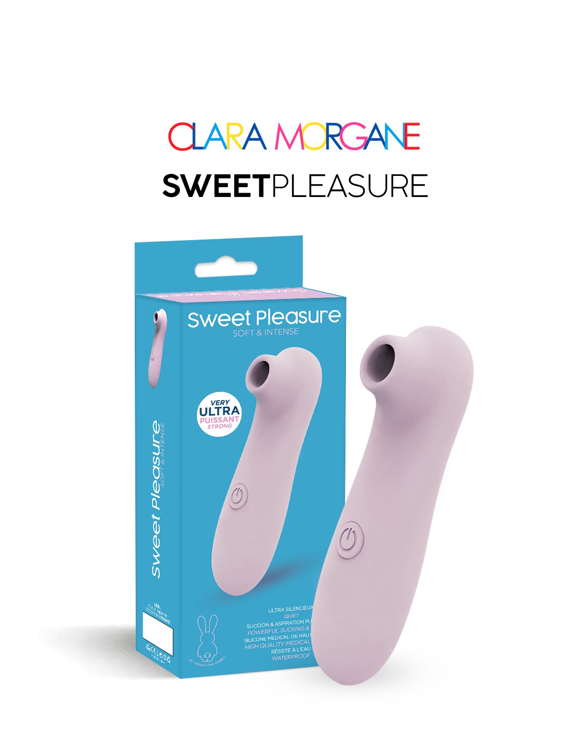 Sweet pleasure Rose pale Stimulateur clitoridien