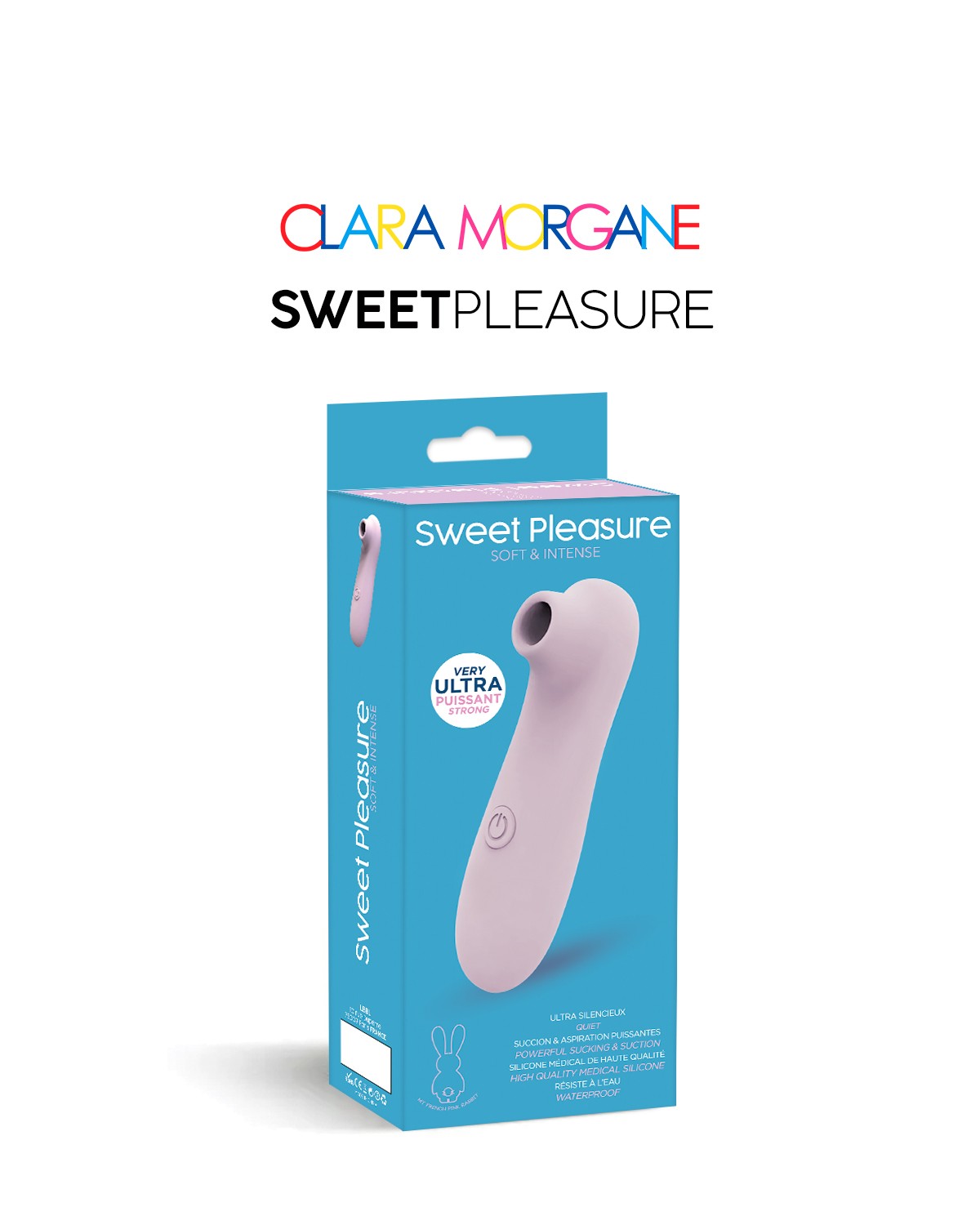 Sweet pleasure Rose pale Stimulateur clitoridien