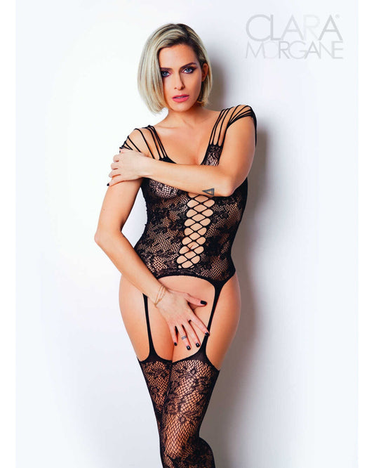 Le numéro 10 bodystocking Noir
