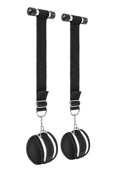 Menottes de suspension de porte à lacets