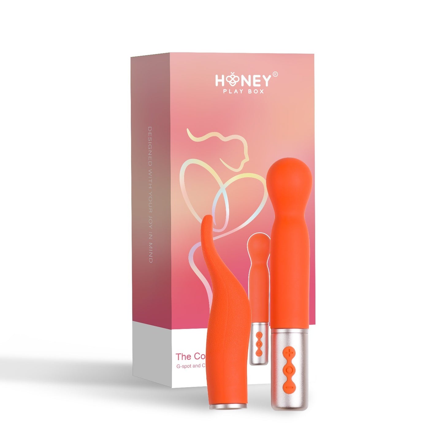 Partschinite The naughty collection Vibromasseur à tête interchangeable Orange