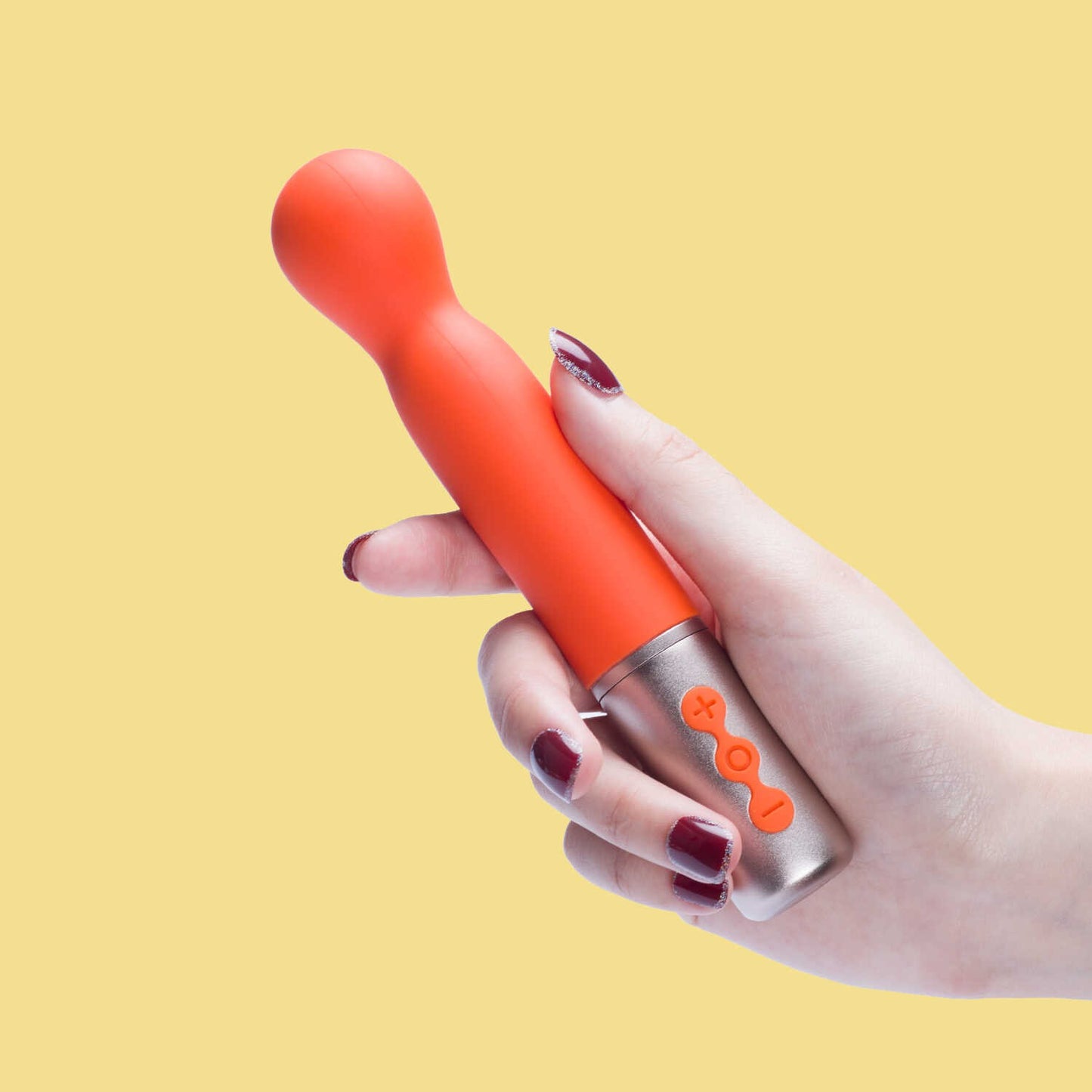 Partschinite The naughty collection Vibromasseur à tête interchangeable Orange