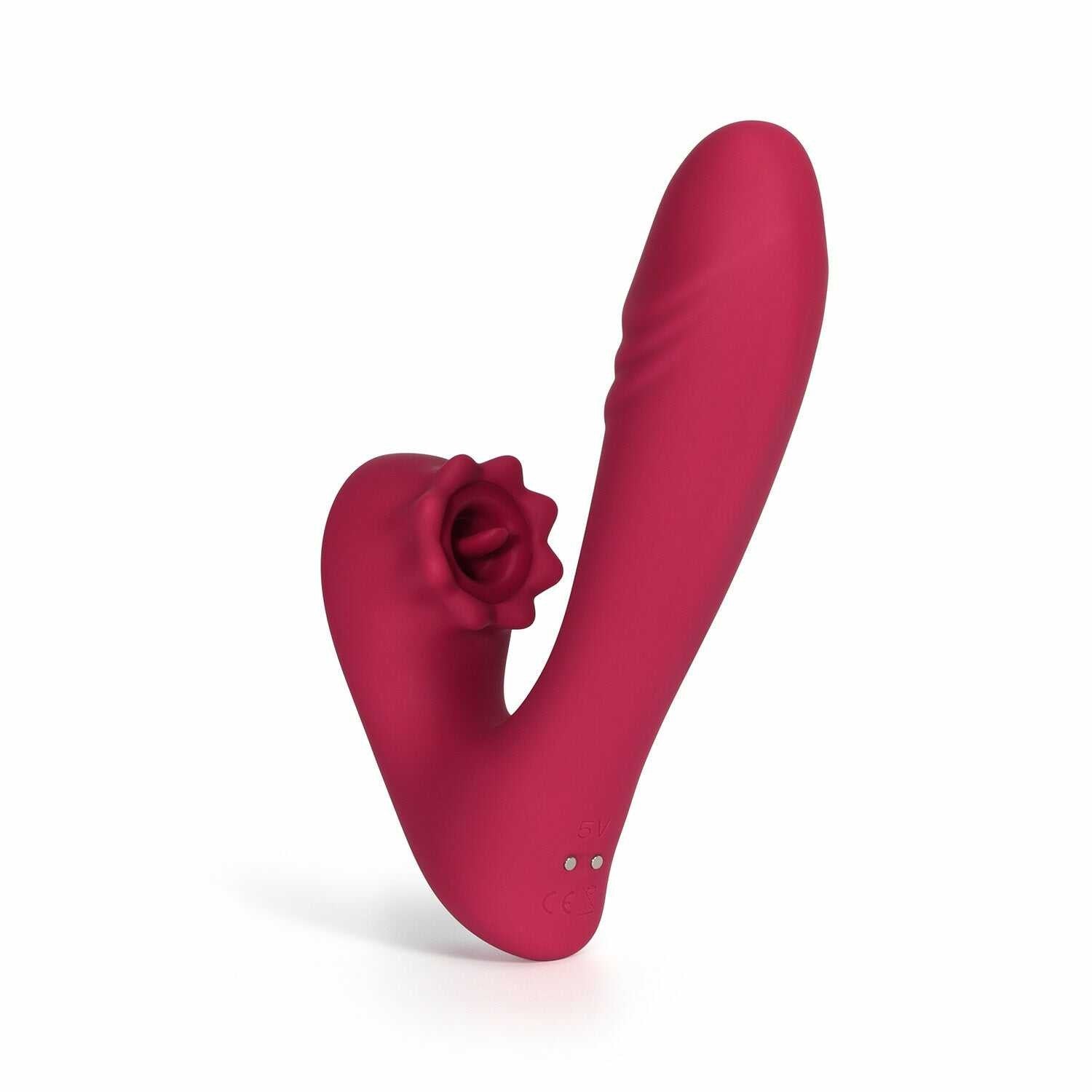 Lacy - Vibromasseur point G avec langue pour le clitoris - Honey Play box - Vibromasseur disponible chez LollyDoll, pas cher