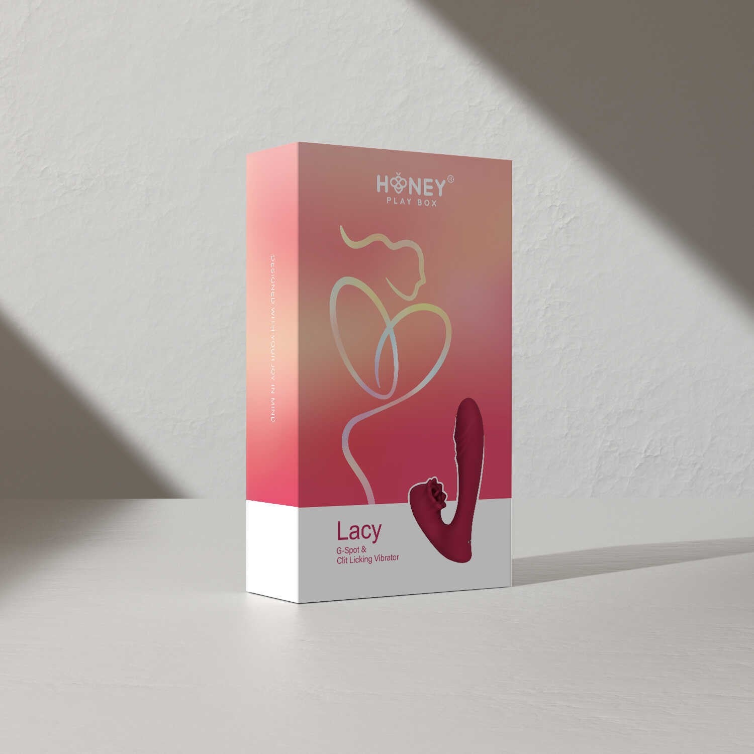 Lacy - Vibromasseur point G avec langue pour le clitoris - Honey Play box - Vibromasseur disponible chez LollyDoll, pas cher