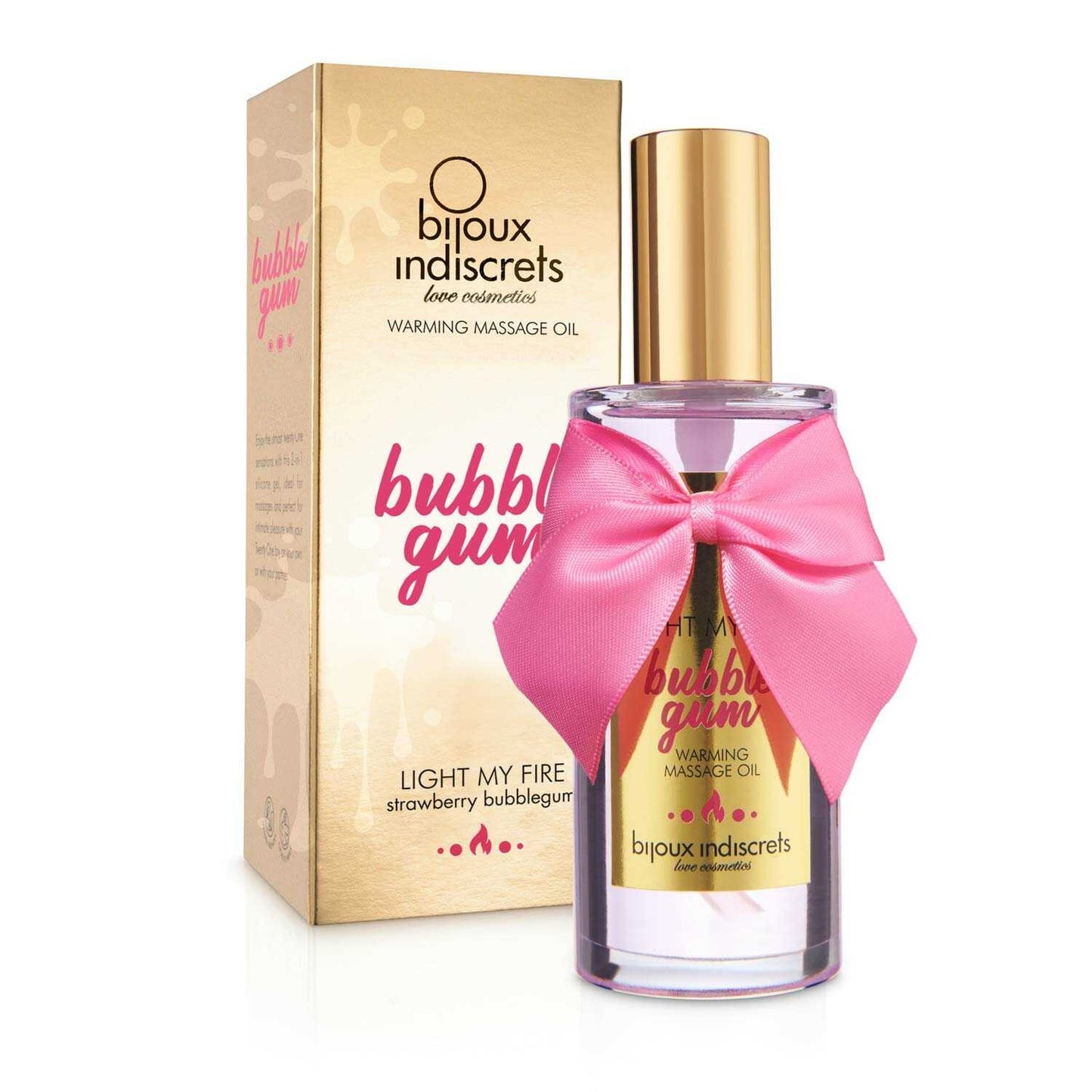 Light my fire Bubblegum huile de massage chauffante