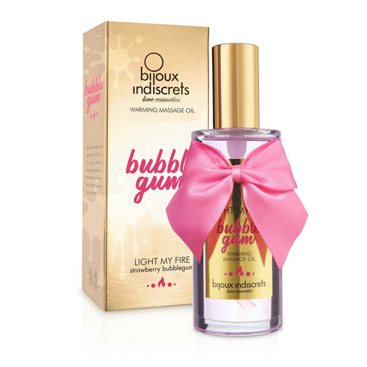 Light my fire Bubblegum huile de massage chauffante