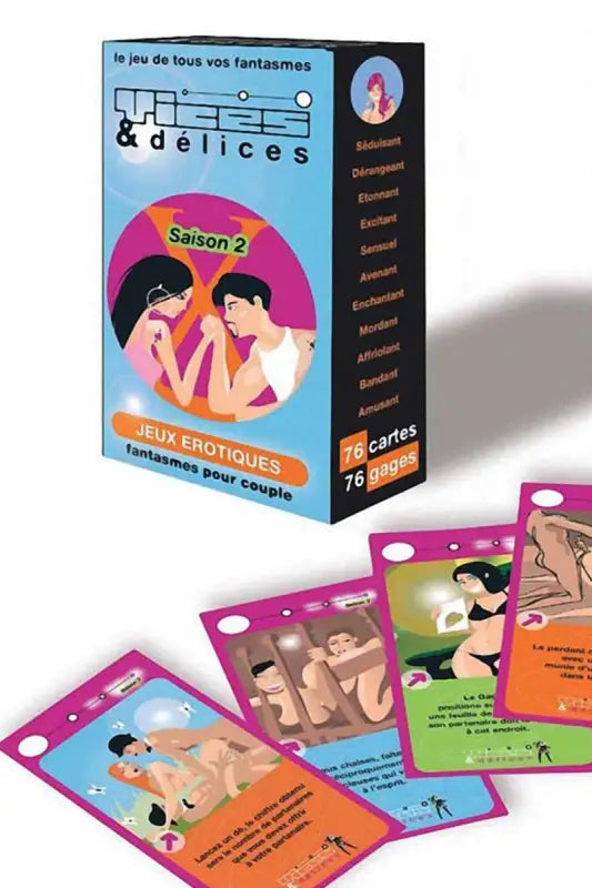 Jeu de cartes érotique.