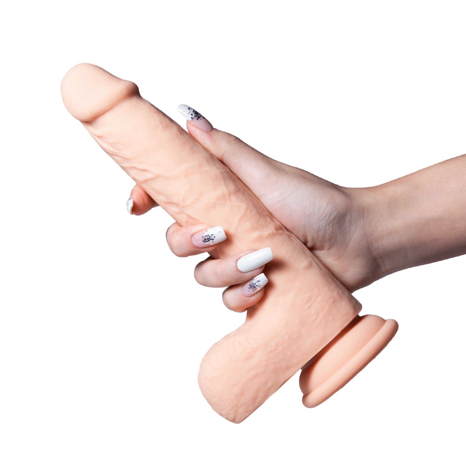 Luis gode réaliste vibrant et va et vient avec appli 21 cms - Chair - Honey Play box - Dildo disponible chez LollyDoll, pas cher