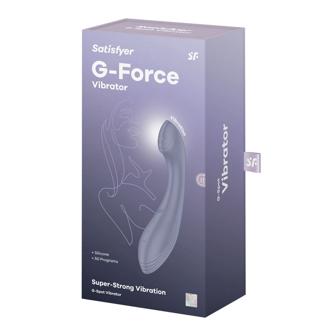 G-force vibromasseur expert point G - Violet - Satisfyer - Vibromasseur disponible chez LollyDoll, pas cher