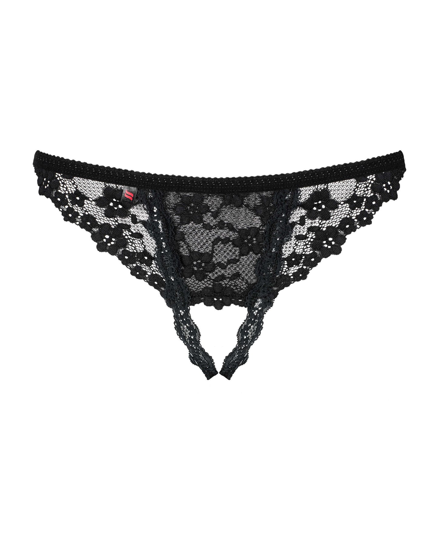 Letica String ouvert Noir