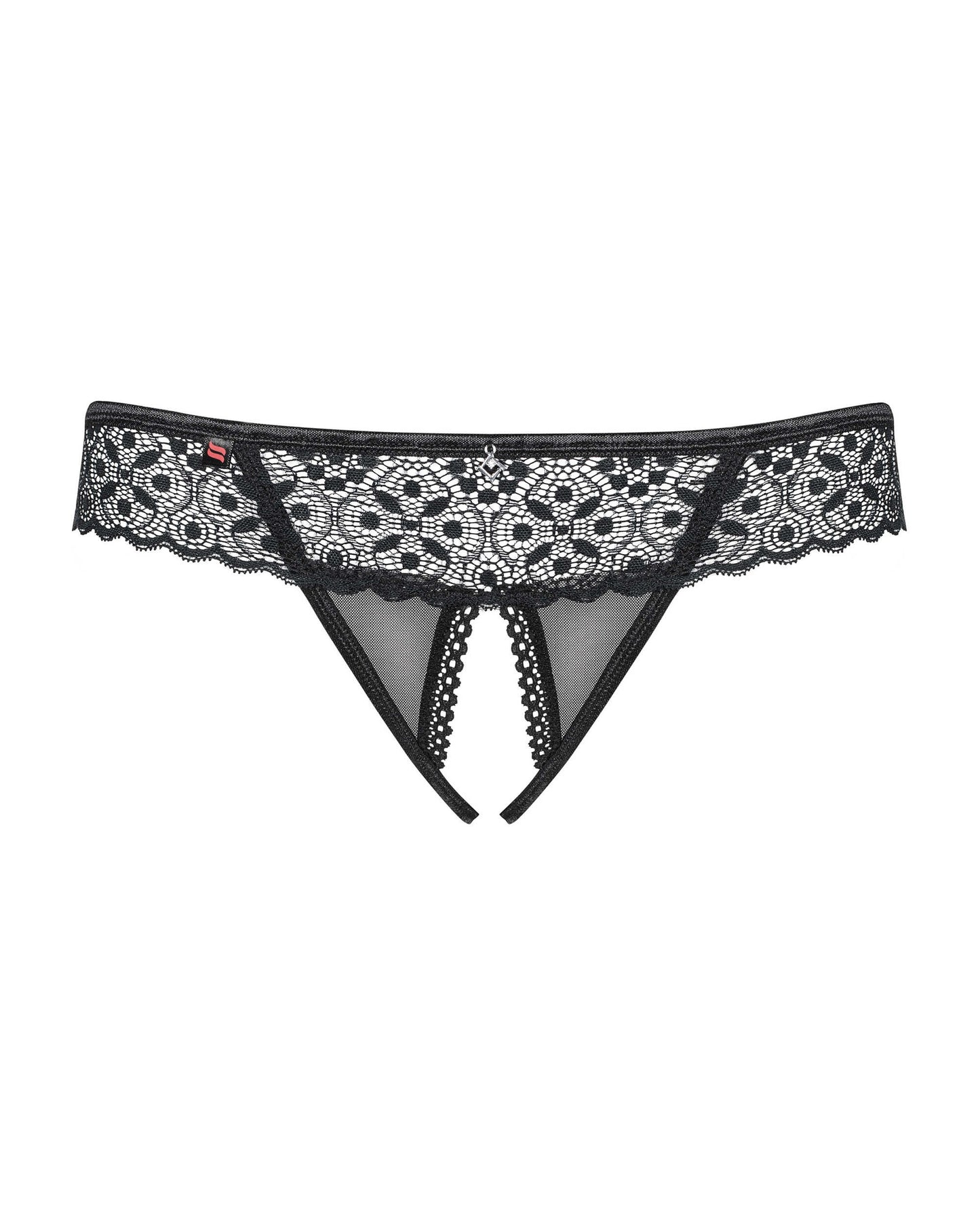 Shibu String ouvert Noir
