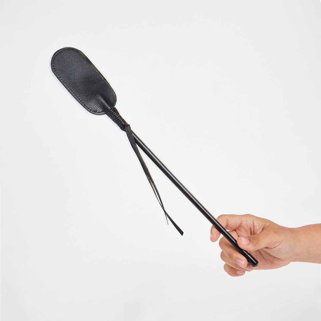 Cravache ovale Noir