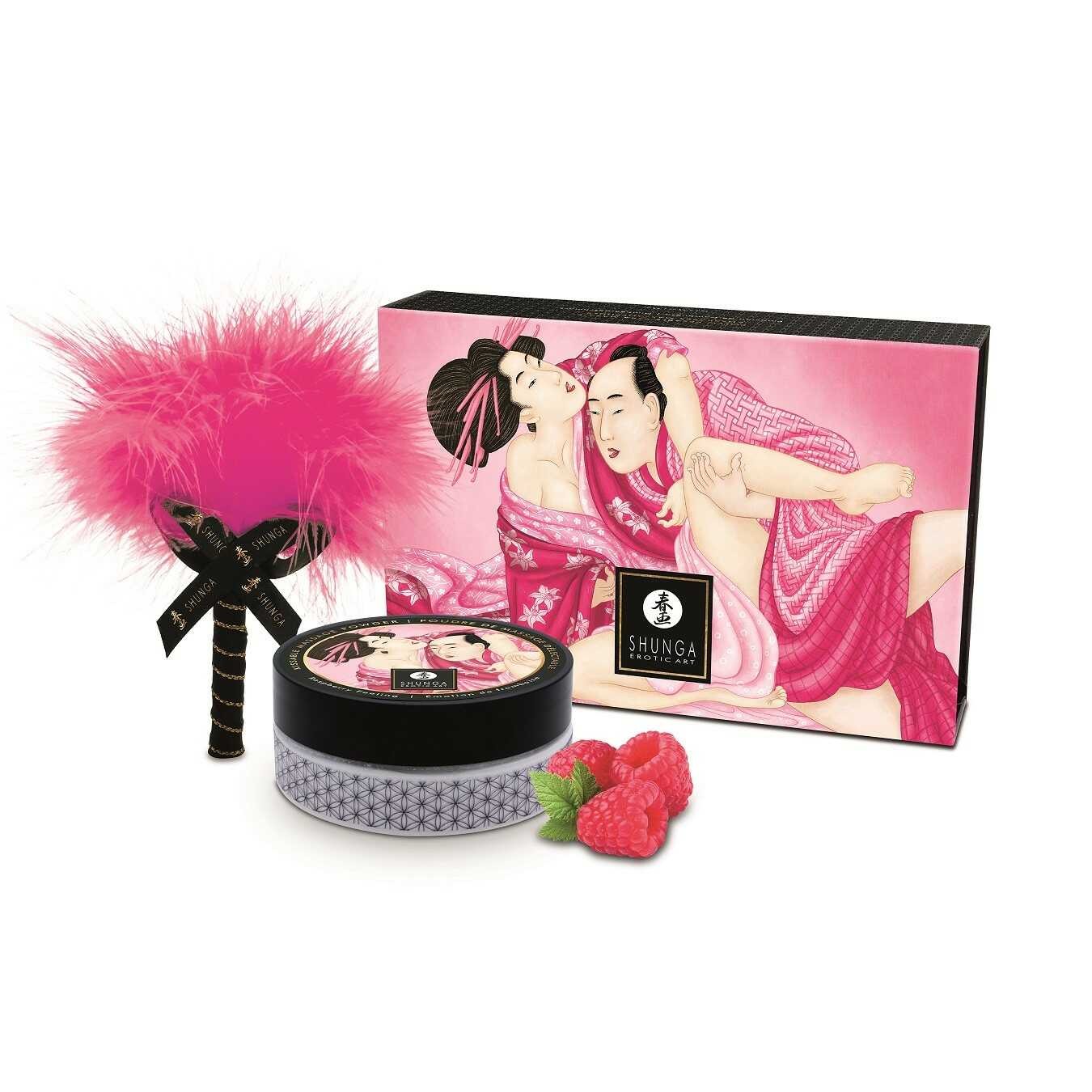 Poudre de massage délectable Emotion de framboise
