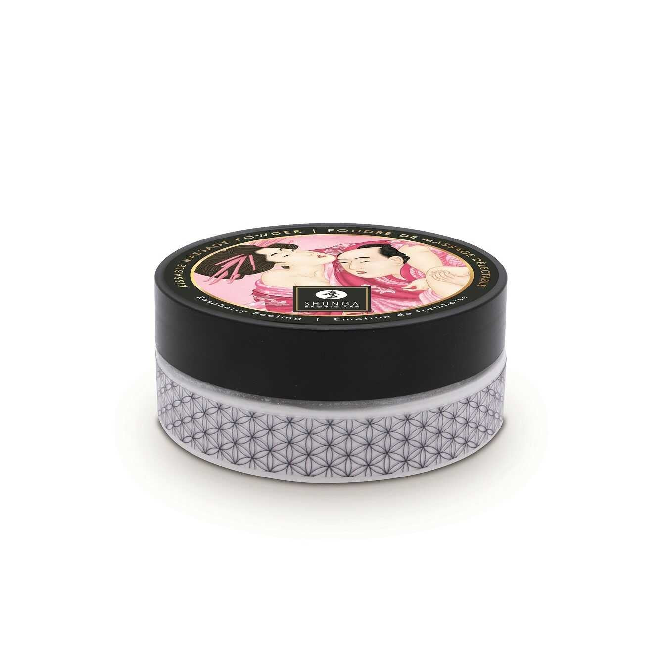 Poudre de massage délectable Emotion de framboise