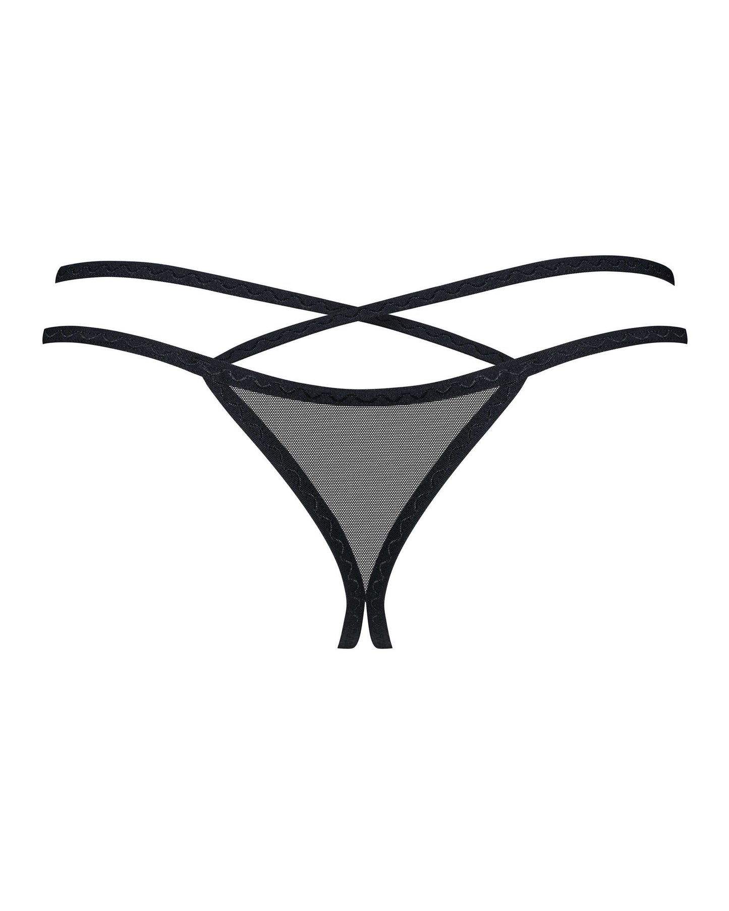 Vila blanes string ouvert Noir
