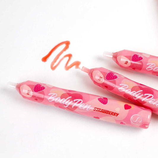 Stylo comestible Fraise sans bretelles