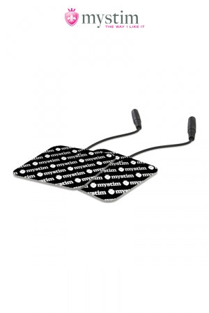 Electrodes carrées auto-adhésives