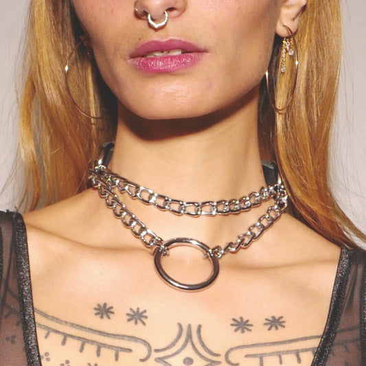 Collier étrangleur Silver
