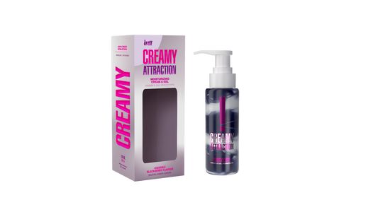 Creamy attraction Crème et gel de massage embrassable à la mûre