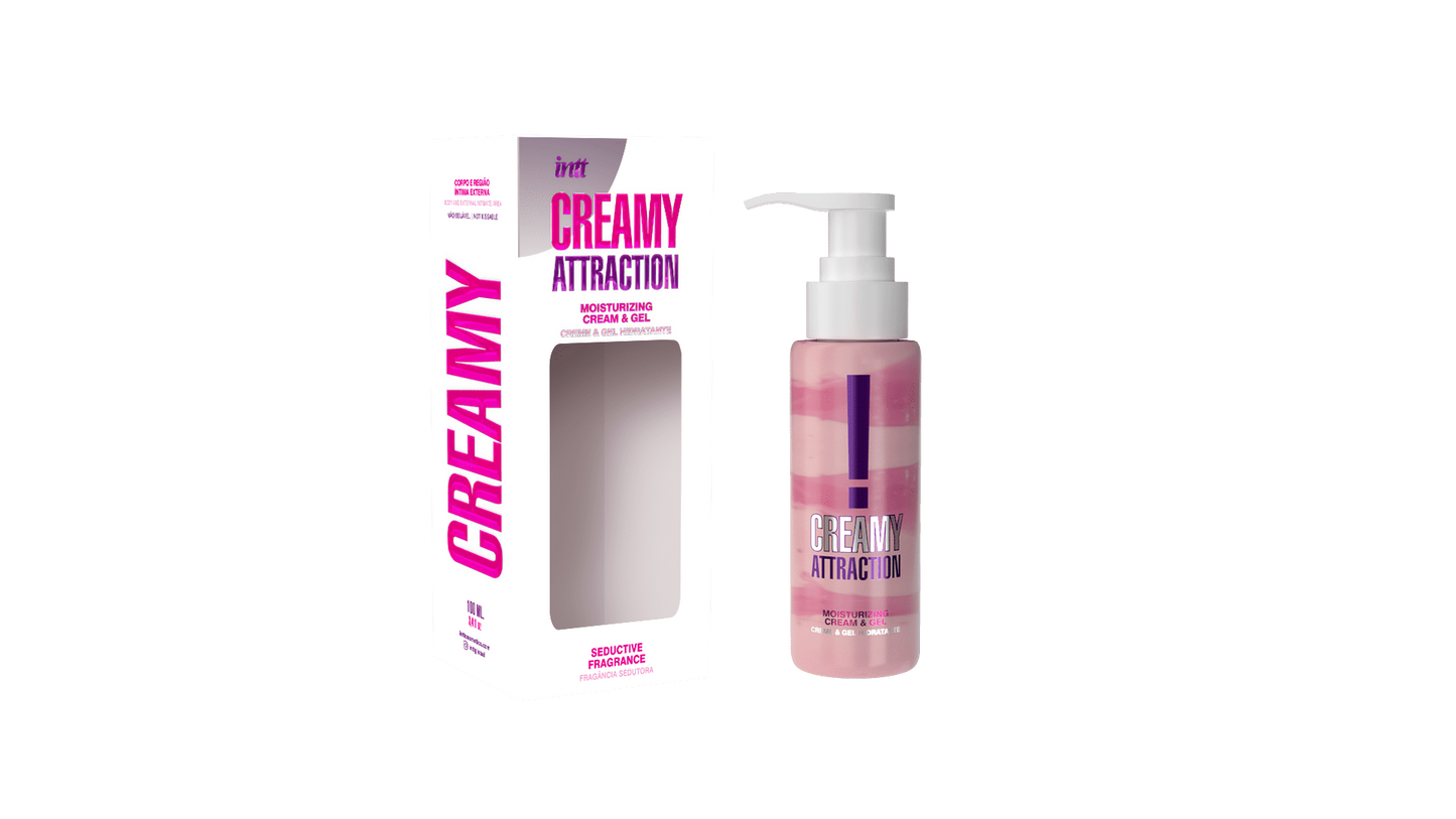 Creamy attraction Seduction Crème et gel de massage embrassable parfum aphrodisiaque