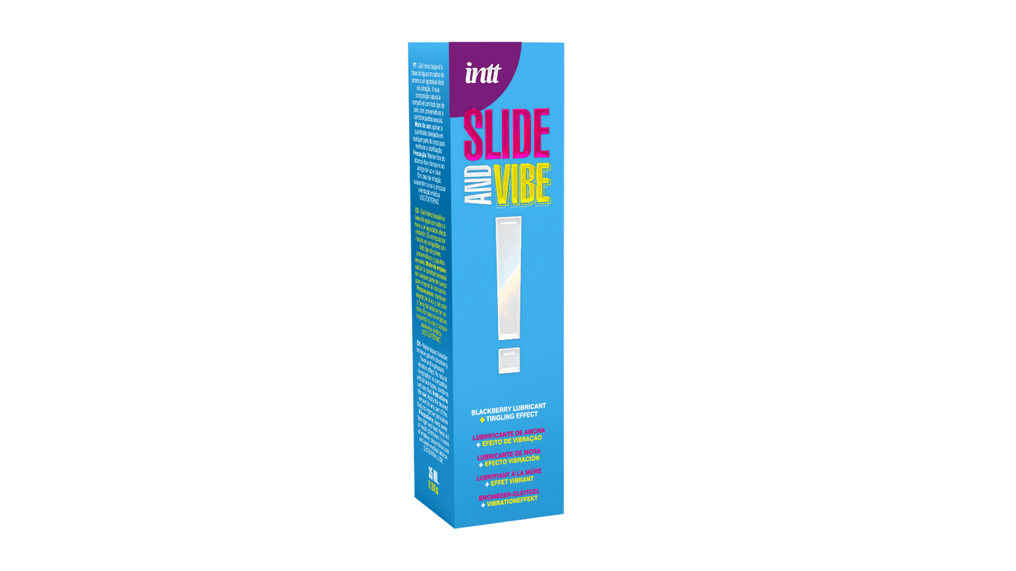 Slide and vibe ! Lubrifiant à base d'eau avec vibration
