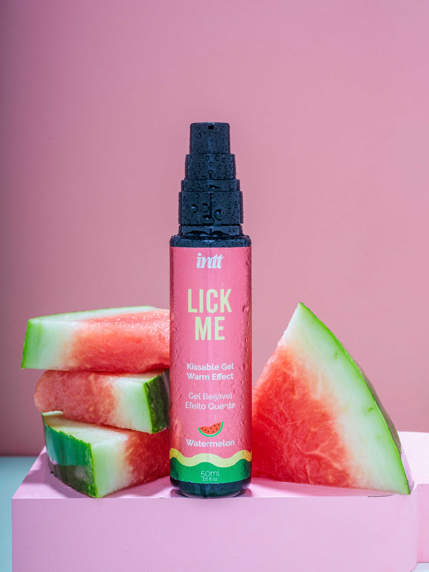 Lick me Pastèque Gel chauffant et embrassable
