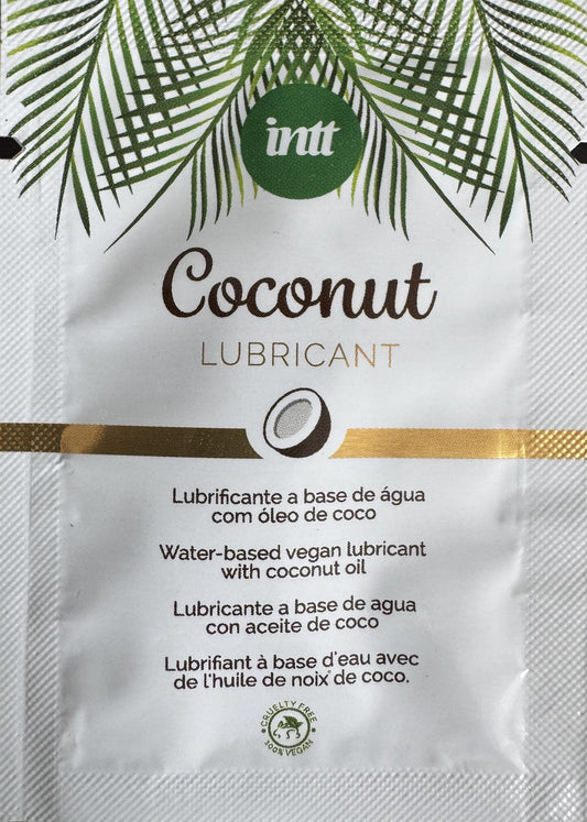 Echantillon Vegan noix de coco lubricant Lubrifiant base eau 2ml