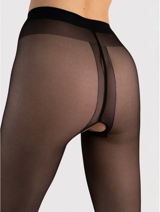 Ouvert Collants 20 DEN Noir