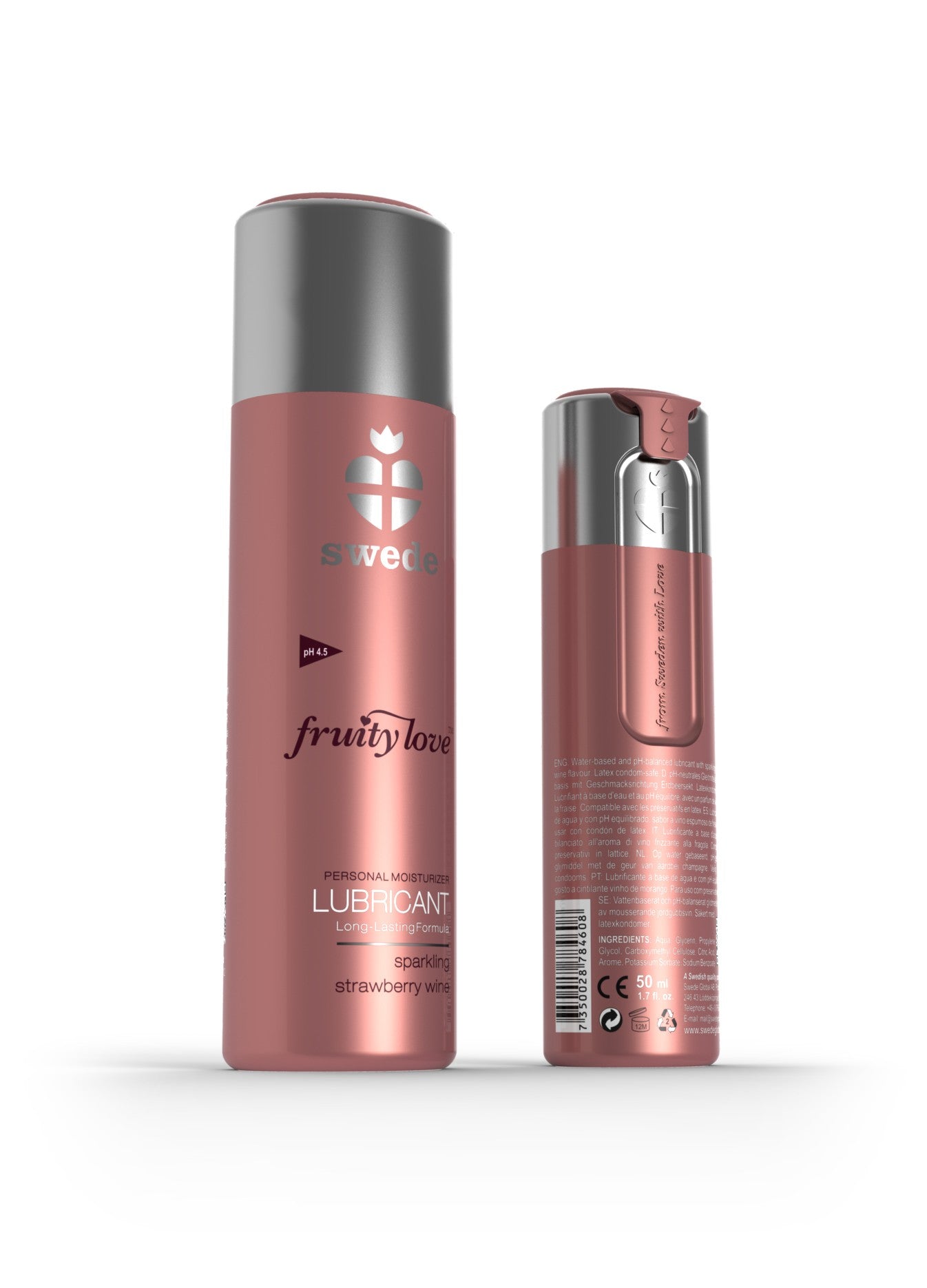 Lubrifiant Vin pétillant à la Fraise 50 ml