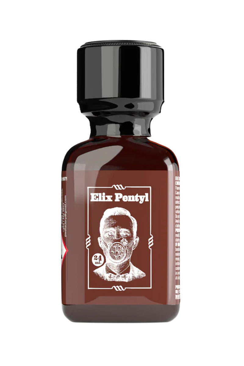 Poppers Conditionné dans un flacon de 24 ml, Elix-Pentyl offre une excellente autonomie tout en conservant une concentration élevée. Sa diffusion est homogène et son efficacité se fait ressentir presque immédiatement après ouverture.